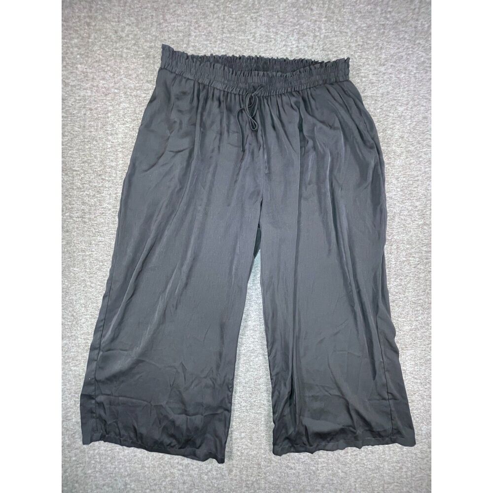 Summersalt The Silky Luxe Palazzo Pant Black Size 1XL Resort Coverup Wide Leg - Picture 4 of 13